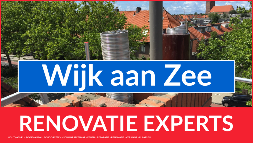 complete schoorsteen restauratie in Wijk aan Zee